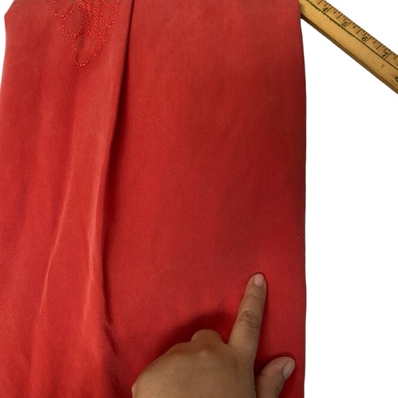 Soft Surroundings Woman's 2X Embroidered Button Down Weekender Tencel Dress - Picture 13 of 13